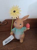 Paashaas met bloem en ei, nieuw! Merk Clayre & Eef, Ophalen of Verzenden, Nieuw