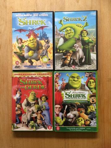 4x Shrek (DVD's) beschikbaar voor biedingen