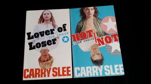 Lover of Loser, your choice hot/not Carry Slee 2x nieuw, Boeken, Kinderboeken | Jeugd | 13 jaar en ouder, Nieuw, Ophalen of Verzenden