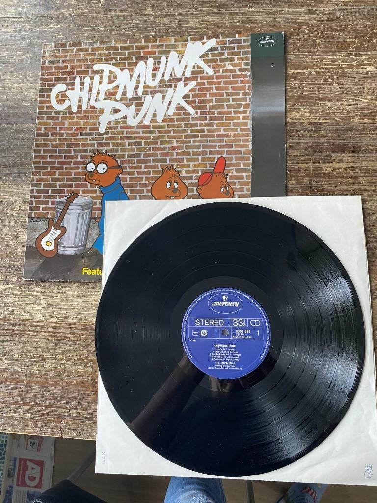 The Chipmunks – Chipmunk Punk, Ophalen of Verzenden, 1980 tot 2000, Zo goed als nieuw, 12 inch