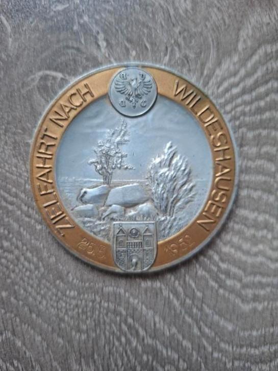 Herdenkingsplaquette van de ADAC 1952, Auto diversen, Overige Auto diversen, Ophalen of Verzenden