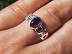 925 zilveren ring amethyst / amethist maat 17,75 - Vanoli, Sieraden, Tassen en Uiterlijk, Ringen, Nieuw, Met edelsteen, 17 tot 18