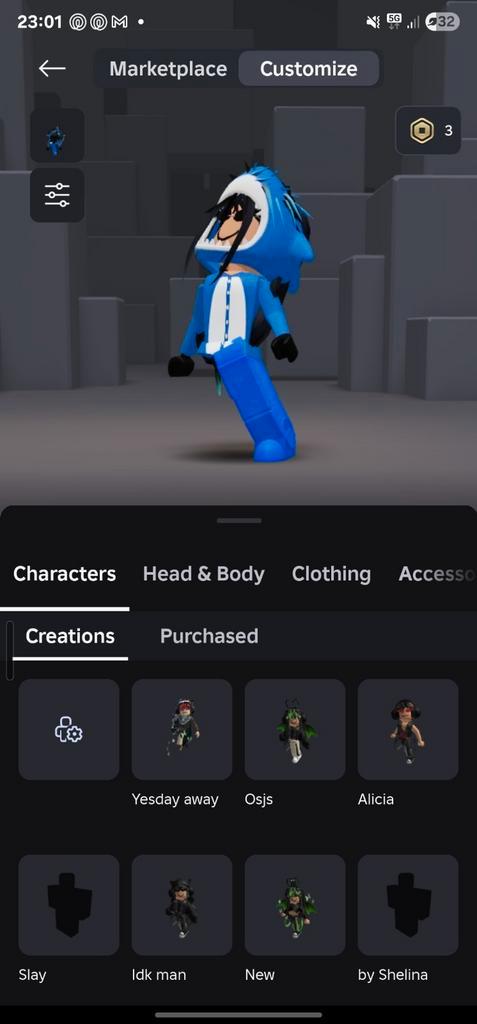 Roblox account, Spelcomputers en Games, Games | Overige, Zo goed als nieuw, Overige genres, 1 speler, Vanaf 7 jaar, Ophalen of Verzenden