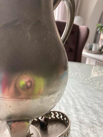 Antiek Tinnen Set 1930-1970 beschikbaar voor biedingen