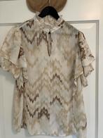 Yaya blouse beige / bruin maat 36, Kleding | Dames, Ophalen of Verzenden, Zo goed als nieuw, Maat 36 (S), Beige