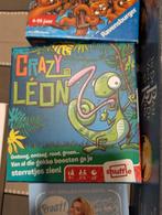Crazy Léon - Leuk familiespel!, Shuffle, Ophalen of Verzenden, Zo goed als nieuw, Een of twee spelers