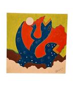 Tonnie Voorn Abstracte dieren voorstelling, Ophalen of Verzenden
