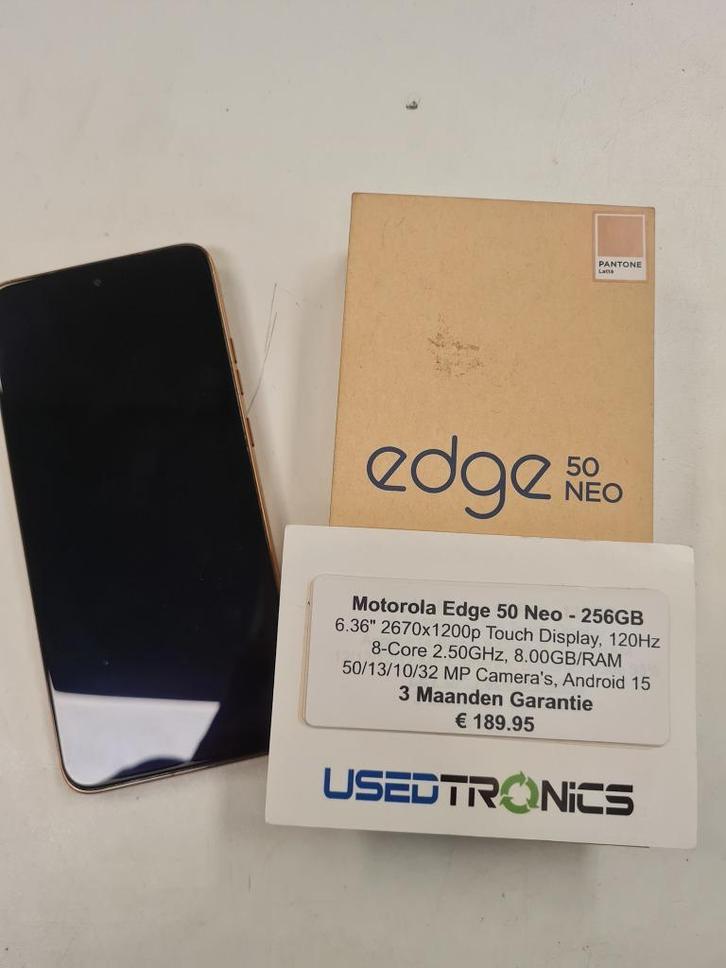 Motorola Edge 50 Neo - 256GB, Telecommunicatie, Mobiele telefoons | Motorola, Gebruikt, Zonder abonnement, Zonder simlock, Overige modellen
