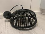 2 X HOUTEN BAMBOE LAMP MET FITTING, Huis en Inrichting, Lampen | Hanglampen, Ophalen of Verzenden, Zo goed als nieuw, Minder dan 50 cm