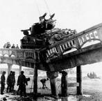 Diorama - beschadigde ingezakte brug - resin 1/35, Hobby en Vrije tijd, Modelbouw | Figuren en Diorama's, Verzenden, Zo goed als nieuw