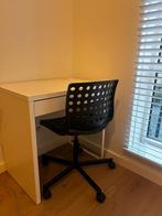 ikea bureau Micke 7350cm,met bijbehorende bureau stoel., Huis en Inrichting, Bureaus, Gebruikt, Ophalen