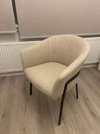 Leen Bakker Eetkamerstoel, Huis en Inrichting, Stoelen, Ophalen, Gebruikt, Wit, Metaal