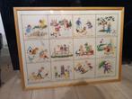 Groot schilderij geborduurd 61x82 cm sierlijst., Huis en Inrichting, Woonaccessoires | Lijsten, Ophalen, Zo goed als nieuw, Hout