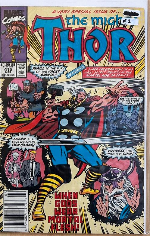 Mighty Thor vol. 1 #415 Marvel Comics, Boeken, Strips | Comics, Zo goed als nieuw, Eén comic, Amerika, Ophalen of Verzenden