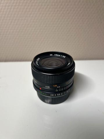 Yashica ML 28mm f2.8 C/Y mount beschikbaar voor biedingen