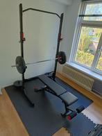 Pull-up - Squat rack, Bench, stang en gewichten, Ophalen, Gebruikt, Fitnessbank