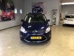 Ford Grand C-Max 1.0 Titanium 125PK Met Sony Audio en Achter, Auto's, Voorwielaandrijving, Gebruikt, Zwart, Parkeersensor