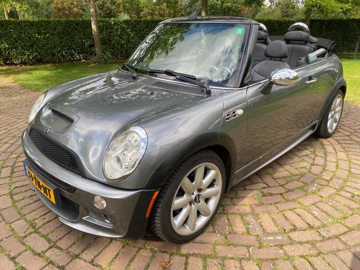 Mini R52 1.6 Cooper S Cabrio/Leder/Airco/Stoelvw/Xenon/PDC, Auto's, Mini, Bedrijf, Cooper S, ABS, Airbags, Airconditioning, Alarm
