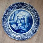 Delfts Blauw Wandbord Boch Frères, Antiek en Kunst, Ophalen of Verzenden