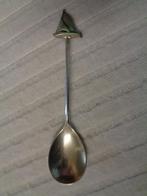 zilveren theelepel met zeilboot 11.5 cm lang, Antiek en Kunst, Ophalen of Verzenden, Zilver