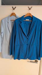 Nicolette Kluijver travelstof blazers. KLM en baby blauw. XL, Blauw, Maat 46/48 (XL) of groter, Zo goed als nieuw, Nicolette Kluijver