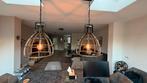 Te koop eetkamer hanglamp 2 stuks, Huis en Inrichting, Lampen | Hanglampen, Ophalen, Zo goed als nieuw, Metaal, Minder dan 50 cm