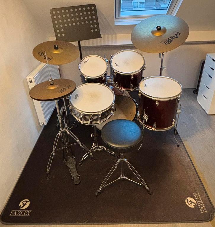 Sonor Drumstel met accessoires, Muziek en Instrumenten, Drumstellen en Slagwerk, Gebruikt, Sonor, Ophalen