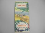 New York wegenkaart 1934 van Sinclair Gasoline, Boeken, Atlassen en Landkaarten, Overige gebieden, Ophalen of Verzenden, Sinclair gasoline