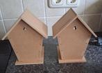 2 hobby vogelhuisjes bouwpakketje, Ophalen, Materiaal
