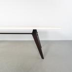 2 Vitra Prouve Em tafel 260 cm Wit, Huis en Inrichting, Tafels | Eettafels, Zo goed als nieuw, 200 cm of meer
