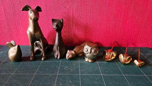 Heel veel messing sculpturen, zie diverse foto's, Antiek en Kunst, Antiek | Koper en Brons, Koper, Ophalen of Verzenden