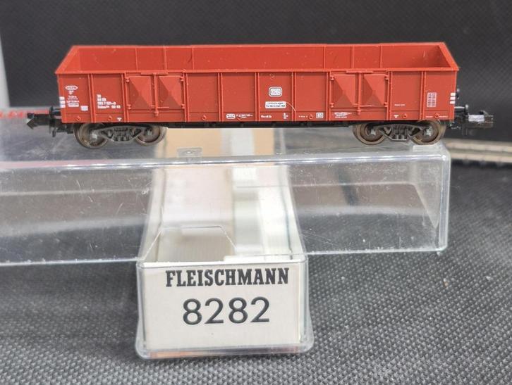 Fleischmann 8282 - open bakwagen Ealmo 106 (15214), Hobby en Vrije tijd, Modeltreinen | N-Spoor, Zo goed als nieuw, Wagon, Gelijkstroom