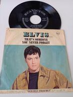 Elvis Presley  - That's someone you never forget  ., Cd's en Dvd's, Vinyl Singles, Ophalen of Verzenden, Zo goed als nieuw