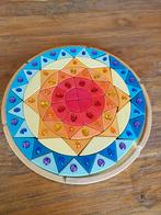 Grimm's Sparkling Sun Mandala Puzzel/Blokkenset, Ophalen of Verzenden, 10 tot 50 stukjes, Zo goed als nieuw, 6 jaar of ouder
