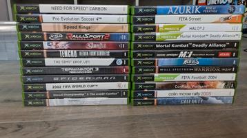 24  XBOX ORIGINAL games beschikbaar voor biedingen