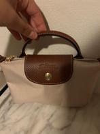 longchamp tas Mini beige, Sieraden, Tassen en Uiterlijk, Ophalen of Verzenden, Gebruikt, Beige, Handtas