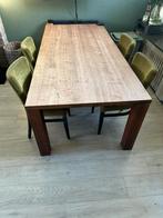 4 eetkamer stoelen te koop mos groen, Ophalen, Gebruikt, Overige kleuren, Vier