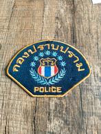 Thailand police patch, Embleem of Badge, Overige soorten, Azië, Ophalen of Verzenden