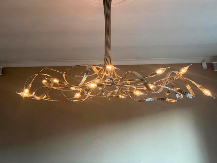 Unieke Kroonluchter Kroon Juweel - Design Lamp, Huis en Inrichting, Lampen | Kroonluchters, Zo goed als nieuw, Metaal, Ophalen