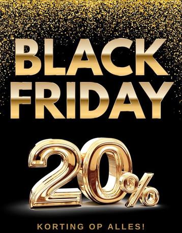 BLACK FRIDAY DEALS BJJ LOODS JAN KORTING VAN 20% OP ALLES  beschikbaar voor biedingen