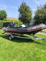 Bombard C3 rubberboot metstuur 20PK mercury buitenboordmotor, Watersport en Boten, Aluminium, Zo goed als nieuw, Benzine, Minder dan 70 pk