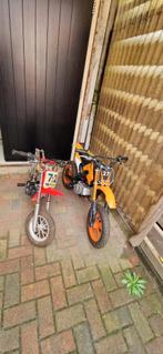 Pitbike minibike pocketbike 2 stuks plus extra blok, Fietsen en Brommers, Minibikes, Midibikes en Pitbikes, Ophalen, Gebruikt