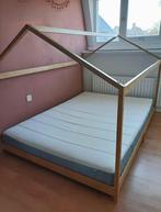 Vloerbed groot 140x200 incl matras, Kinderen en Baby's, Kinderkamer | Bedden, Ophalen, 85 tot 100 cm, Zo goed als nieuw, Matras