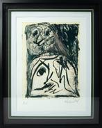 Pierre Alechinsky (1927) - Litho in zwart en groen, Ophalen of Verzenden