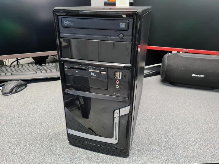 Koopje Micro tower Wind 10 + Hdmi / Wi-Fi Usb 3.0 + Lcd, Computers en Software, Desktop Pc's, Gebruikt, Ophalen of Verzenden