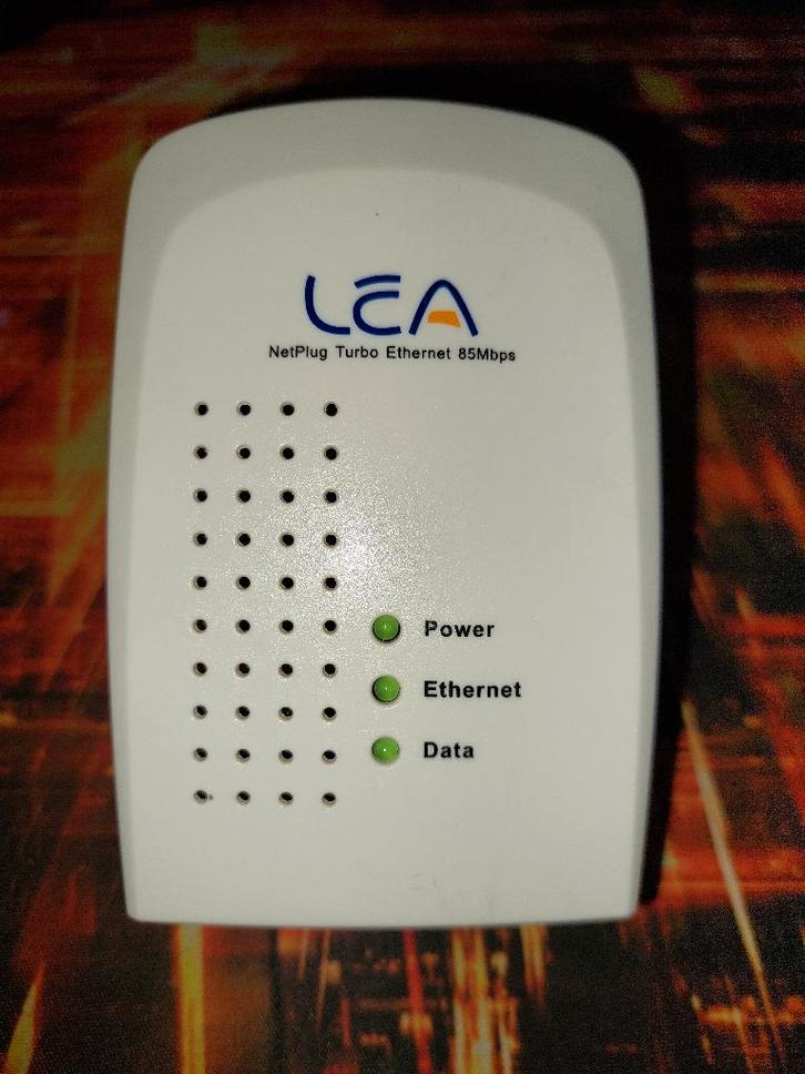 LEA NetPlug Turbo Ethernet 85Mbps Set, Computers en Software, Powerlines, Gebruikt, Ophalen of Verzenden