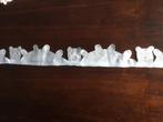 Lichteblauwe beertjes sierband 5 cm.br. x  4.25 mtr. lang, Ophalen of Verzenden, Lint, Band of Elastiek, Zo goed als nieuw