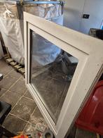 2x Kunstof kozijnen met dubbel glas, Doe-het-zelf en Verbouw, Kozijnen en Schuifpuien, Kunststof, Gebruikt, Raamkozijn, Inclusief glas