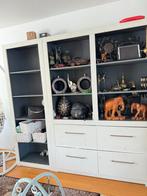 Vitrinekast, Huis en Inrichting, Kasten | Vitrinekasten, Ophalen of Verzenden, Zo goed als nieuw, 25 tot 50 cm, 200 cm of meer