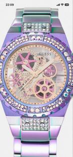 GUESS REVEAL HORLOGE PURPLE, Staal, Verzenden, Guess, Polshorloge